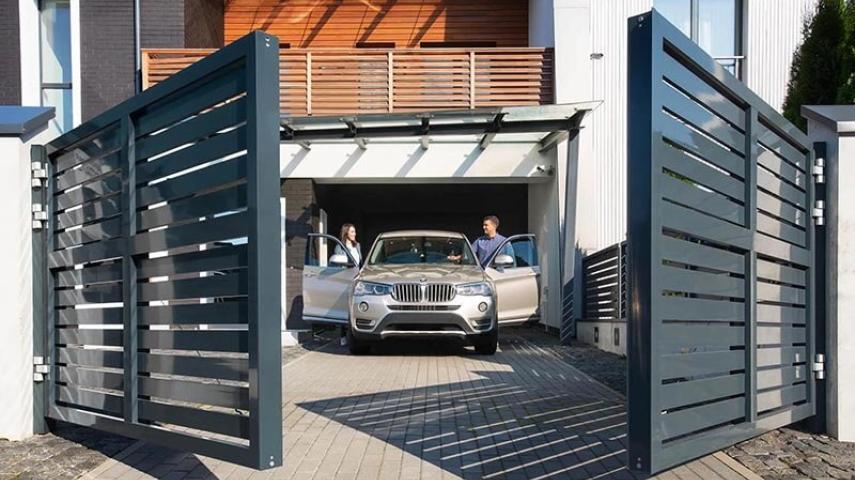 распашные ворота в Моздоке